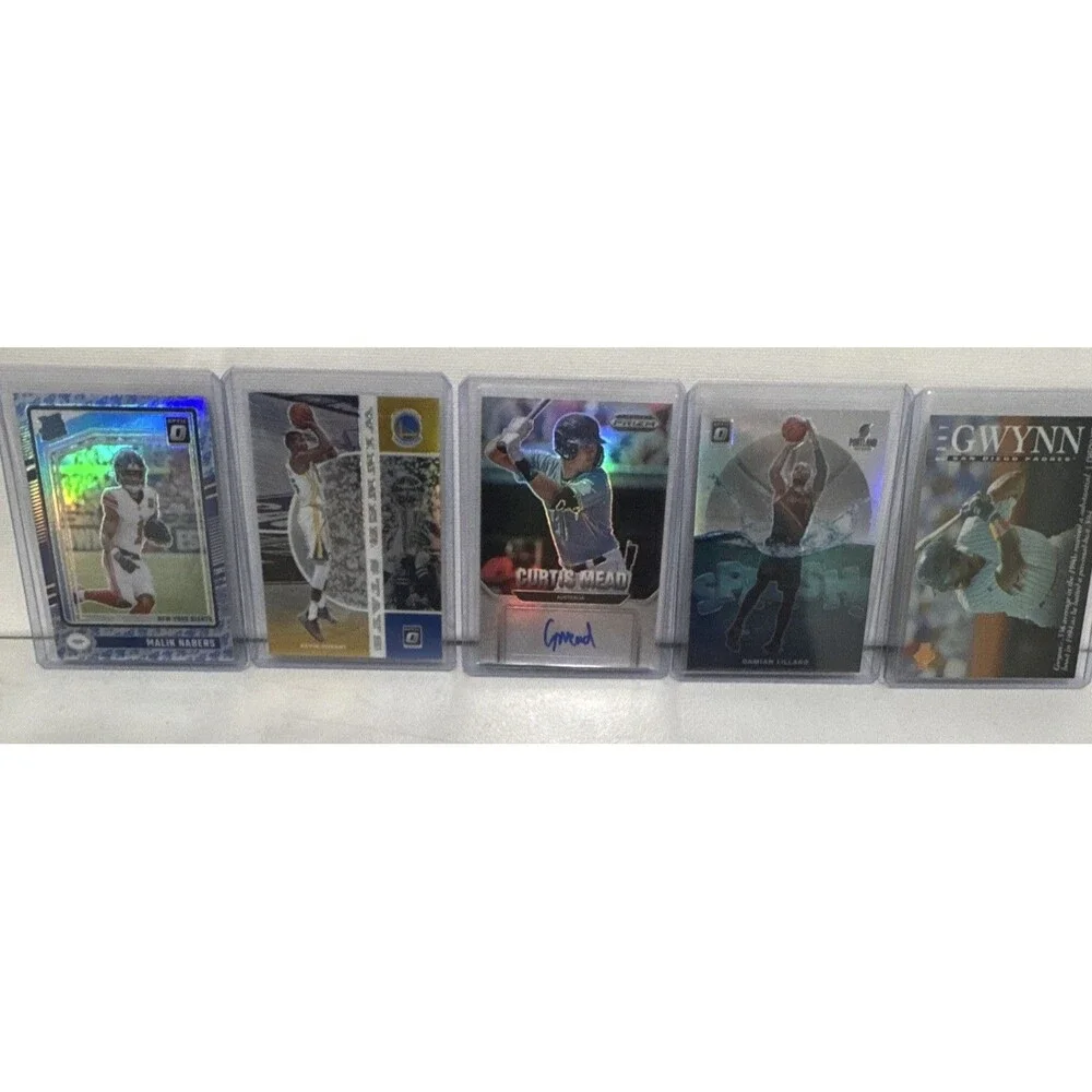 Panini 5-Card Lot Prizm/Donruss Optic Curtis Mead Auto Nabers RR #271